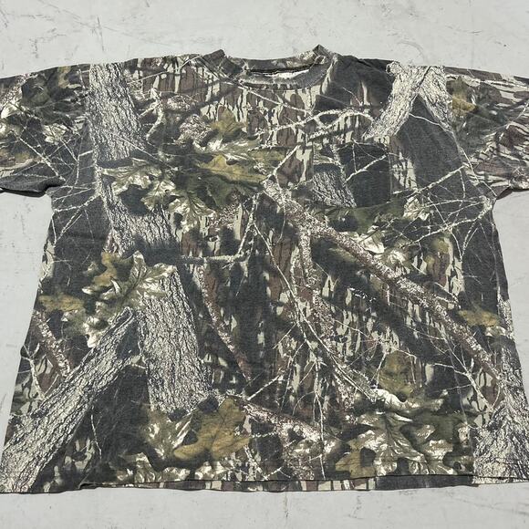 Vintage mossy oak break up Camo Classics Short Sleeve Pocket T-Shirt - Picture 1 of 4